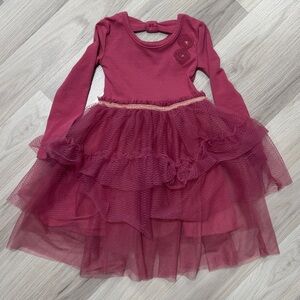 btween Vibrant Pink Toddler Dress Size 2T NC0216